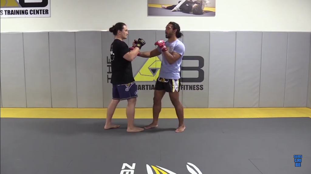 Elbow From The Clinch With Benson Henderson
