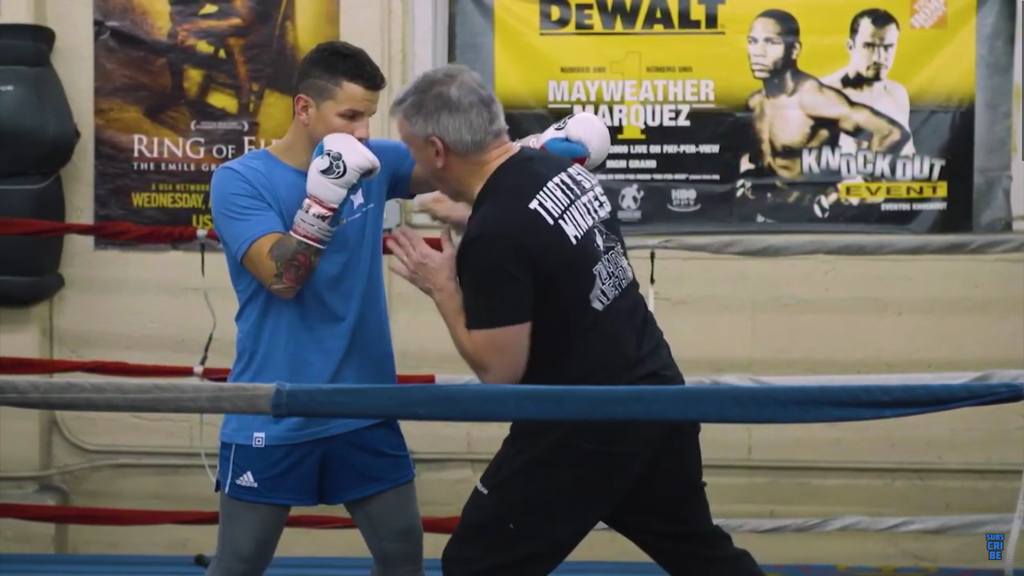Slipping Inside The Jab With An Inside Cross With Teddy Atlas