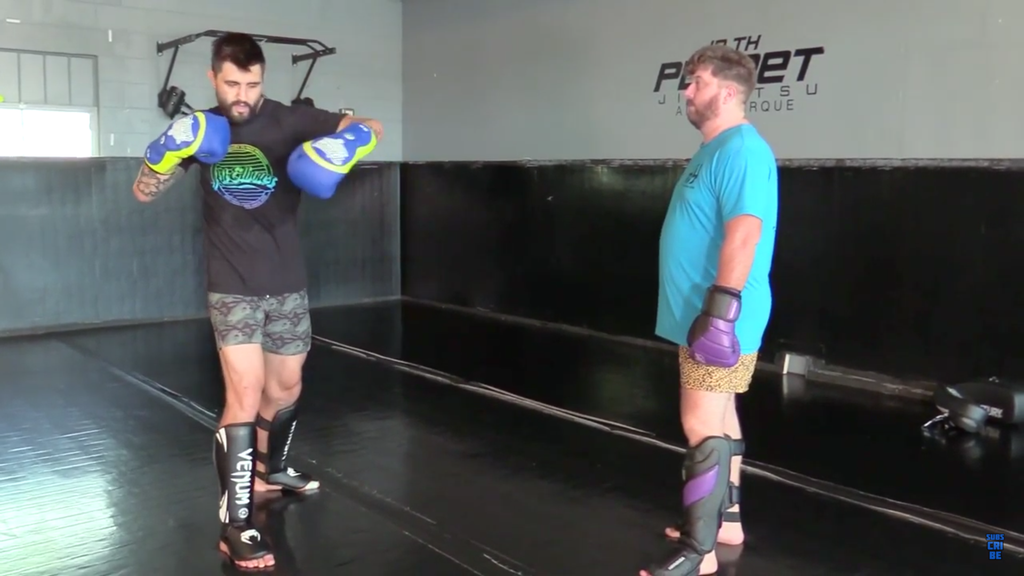 Working Our Combinations - Low Kick To Left Hook With Carlos Condit
