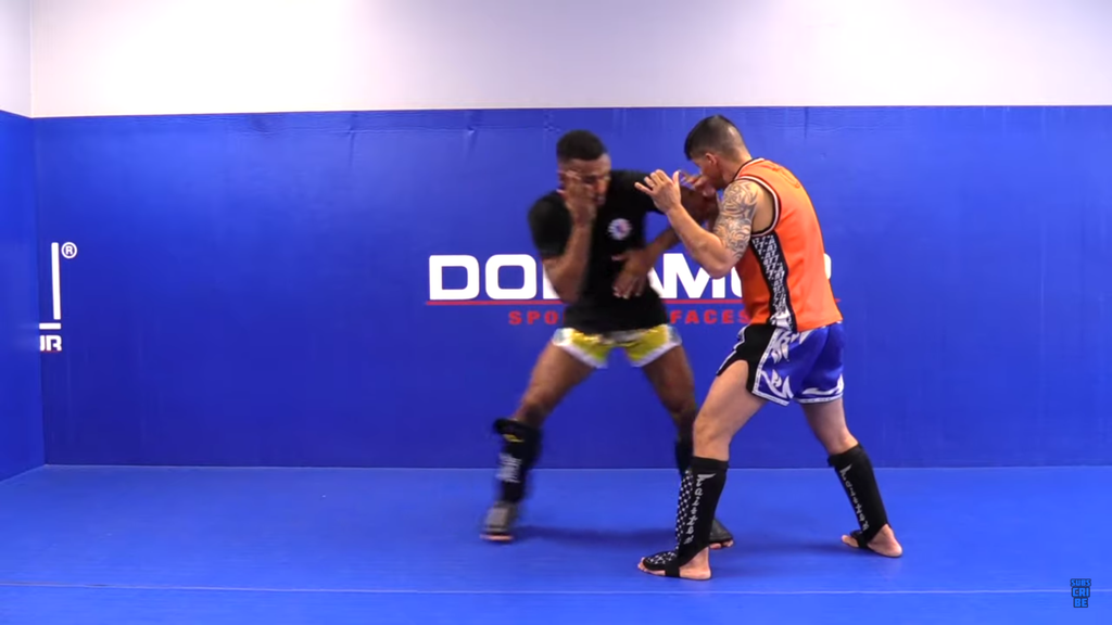Hitting The Up Elbow Off The Takedown Feint By Edson Barboza